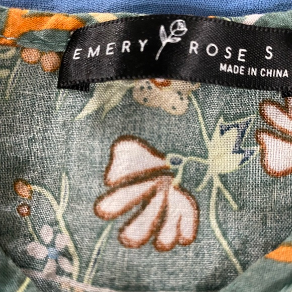 Emery Rose Boho Inspired Smock Dress Size Small - Picture 5 of 10